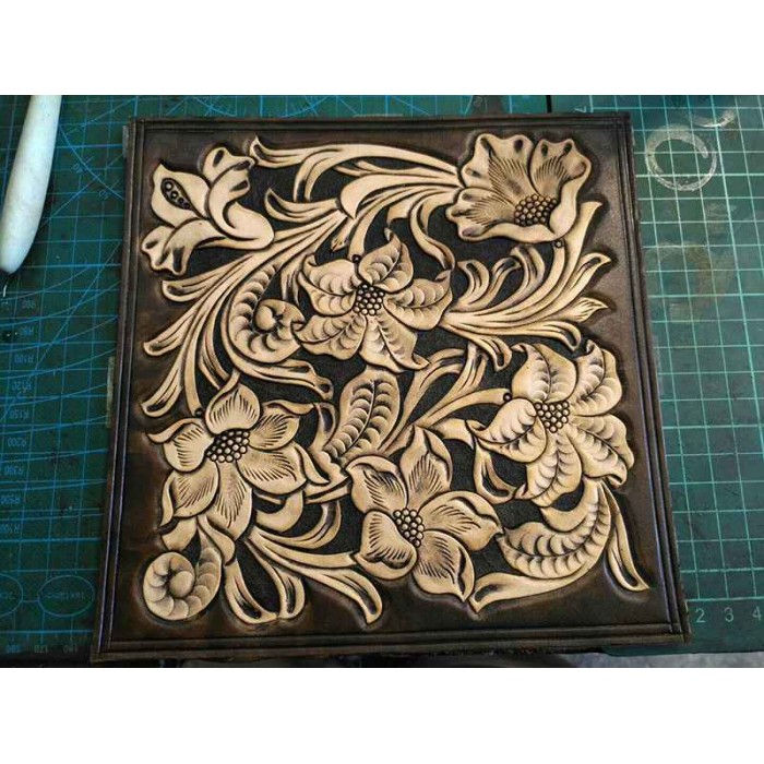 Leather tooling pattern, leathercraft pattern pdf download, leather craft pattern pdf, western ...